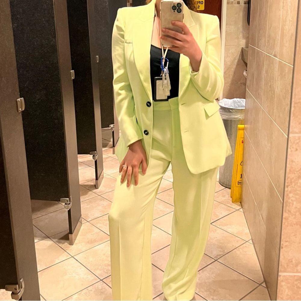 Zara green blazer